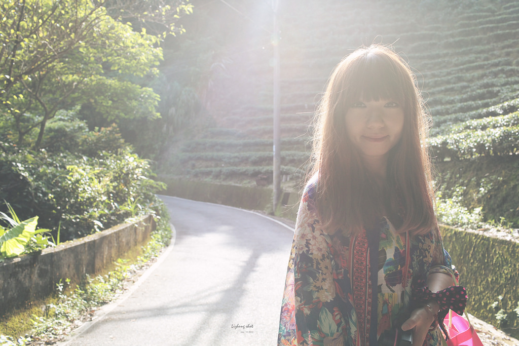 石碇潭腰的八卦茶園