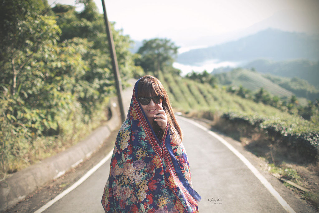 石碇潭腰的八卦茶園