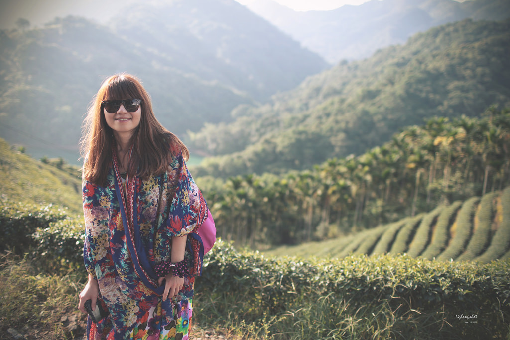 石碇潭腰的八卦茶園