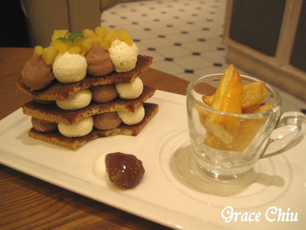 香頌栗子提拉米蘇年輪 Monteur 夢甜屋(中山門市) 捷運中山站 南西下午茶 中山站下午茶 中山站甜點 中山站美食 來自日本