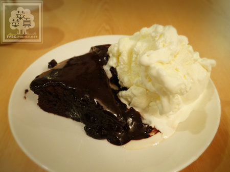 布朗尼巧克力+冰淇淋