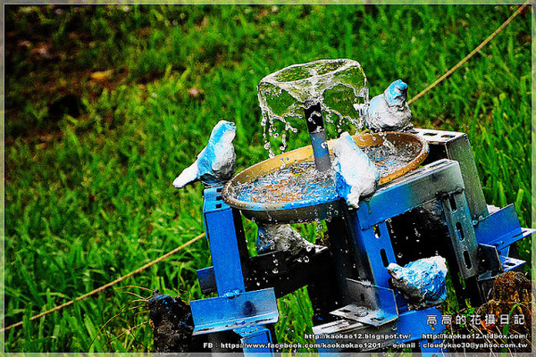 高雄駁二藝術特區：【高雄】鹽埕區。駁二藝術特區《南方噴泉－駁二駐村藝術家闕巧涵戶外裝置展》