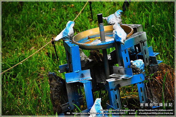 高雄駁二藝術特區：【高雄】鹽埕區。駁二藝術特區《南方噴泉－駁二駐村藝術家闕巧涵戶外裝置展》