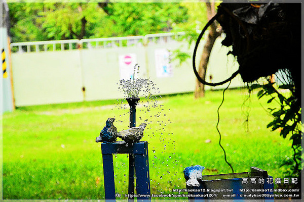 高雄駁二藝術特區：【高雄】鹽埕區。駁二藝術特區《南方噴泉－駁二駐村藝術家闕巧涵戶外裝置展》