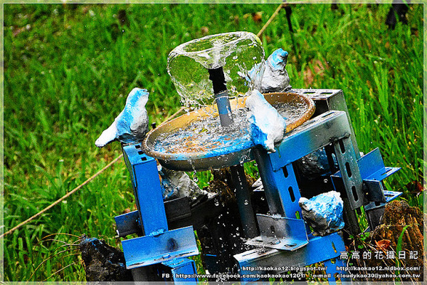 高雄駁二藝術特區：【高雄】鹽埕區。駁二藝術特區《南方噴泉－駁二駐村藝術家闕巧涵戶外裝置展》