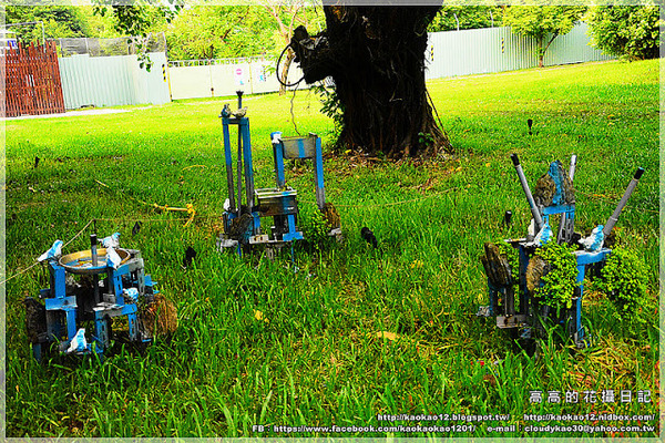 高雄駁二藝術特區：【高雄】鹽埕區。駁二藝術特區《南方噴泉－駁二駐村藝術家闕巧涵戶外裝置展》