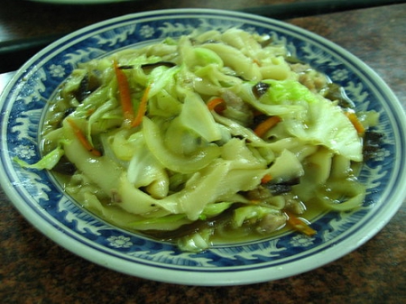 劉家酸白菜火鍋:刀削涼麵 我最愛