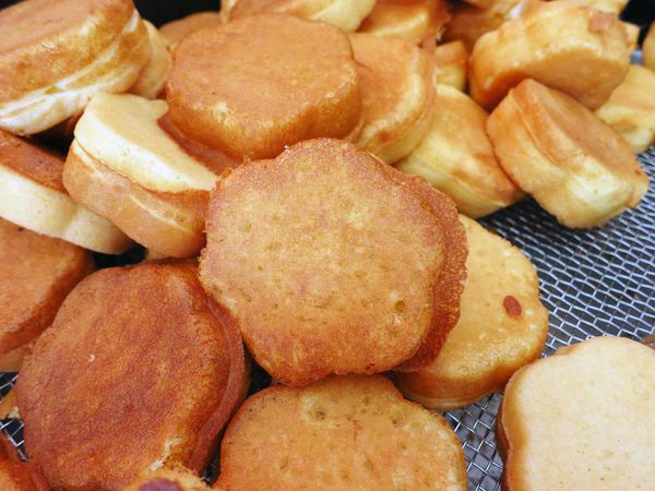 【新竹】站前梅花雞蛋糕-銅板5元美味小吃