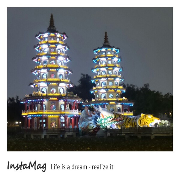 蓮池潭風景區：【高雄景點】夜拍蓮池潭畔~春秋閣/龍虎塔/北極玄天上帝