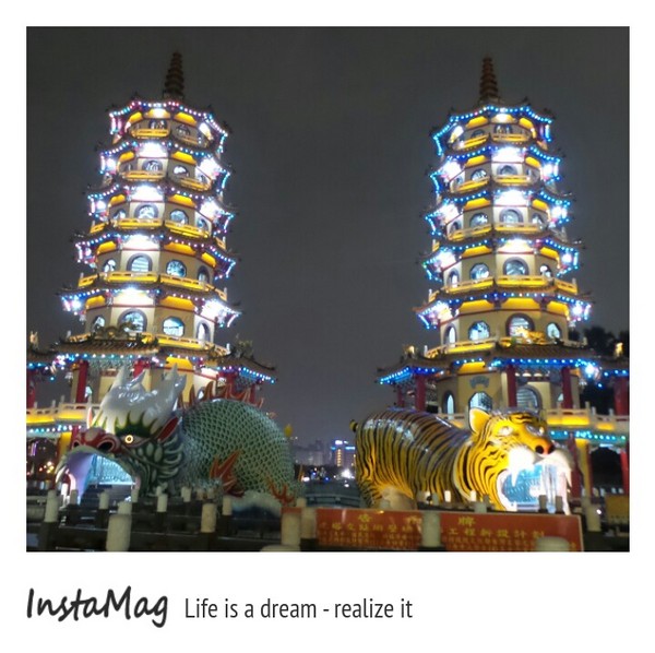 蓮池潭風景區：【高雄景點】夜拍蓮池潭畔~春秋閣/龍虎塔/北極玄天上帝