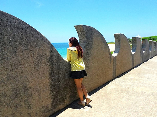 望安島-網垵口沙灘:【澎湖景點】澎湖望安網垵口沙灘~綠蠵龜保育區,人煙稀少的無污沙灘,夢幻漸層海洋讓人心醉忘情於拍照