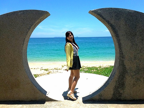 望安島-網垵口沙灘:【澎湖景點】澎湖望安網垵口沙灘~綠蠵龜保育區,人煙稀少的無污沙灘,夢幻漸層海洋讓人心醉忘情於拍照