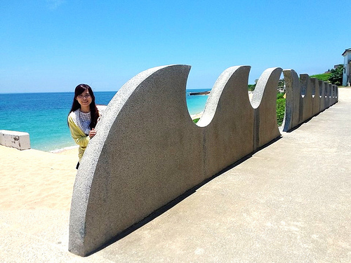 望安島-網垵口沙灘:【澎湖景點】澎湖望安網垵口沙灘~綠蠵龜保育區,人煙稀少的無污沙灘,夢幻漸層海洋讓人心醉忘情於拍照