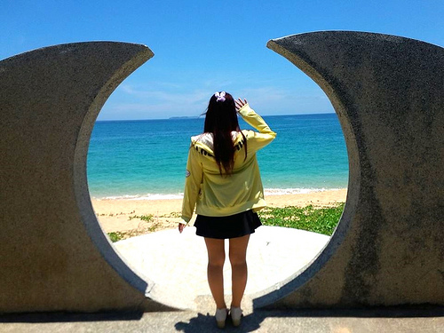 望安島-網垵口沙灘:【澎湖景點】澎湖望安網垵口沙灘~綠蠵龜保育區,人煙稀少的無污沙灘,夢幻漸層海洋讓人心醉忘情於拍照