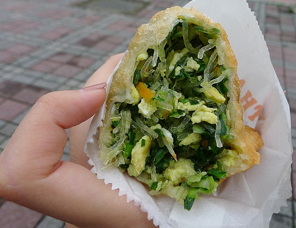 蔥油餅韮菜盒子:新竹_韮菜盒子_大滿足