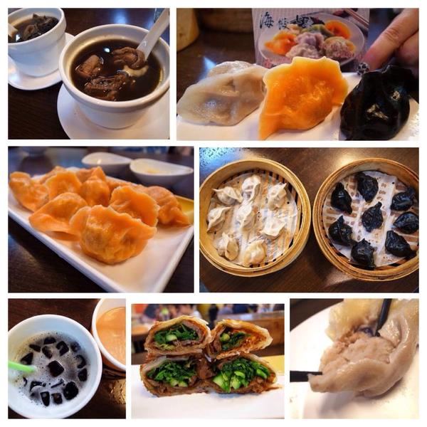 海餃七號(興安門市):<台北|松山>電影主題水餃湯包專賣店*海餃七號~創意彩色水餃(起司水餃~墨魚蒸餃~芋泥蒸餃)