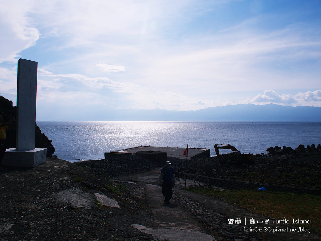 龜山島逆光景色