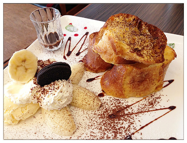 蕉香巧克力法式布丁吐司200