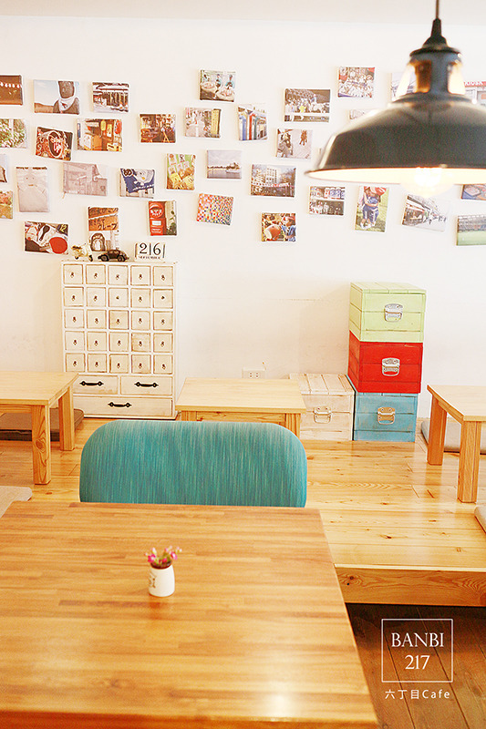 Banbi217 美食旅遊: [台北]六丁目cafe:日系咖啡館,可愛拉花,手工烘培蛋糕,鹹派,下午茶(捷運松山機場站,民生社區,巷弄美食)