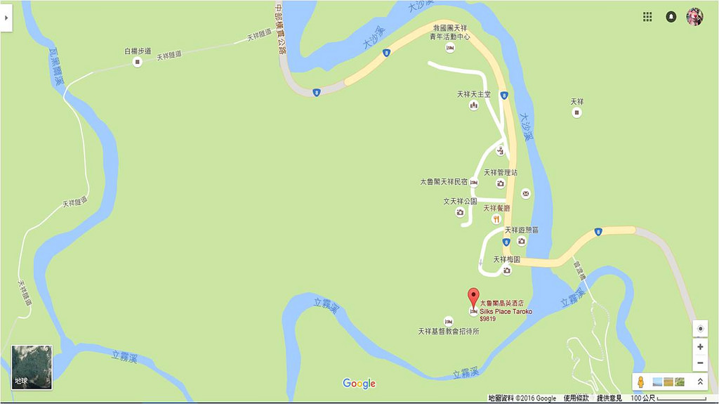 花026_太魯閣晶英地圖