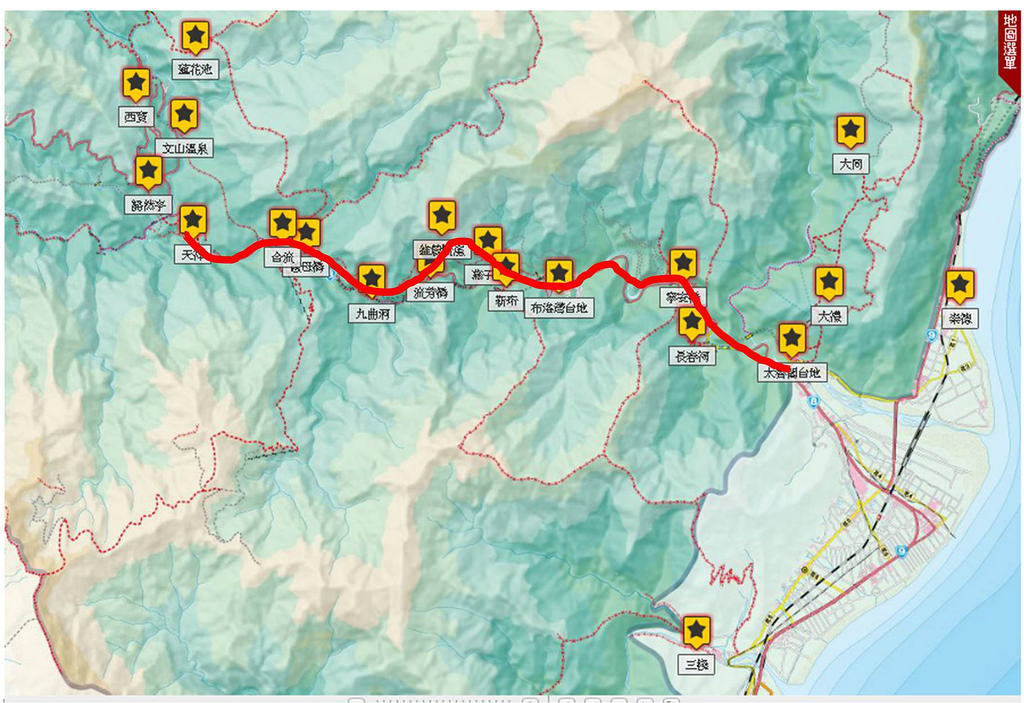 花002_太魯閣觀光路線