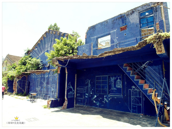 海安路藝術街:台南|旅遊景點|漫步在『海安路藍晒圖』及『神農街』