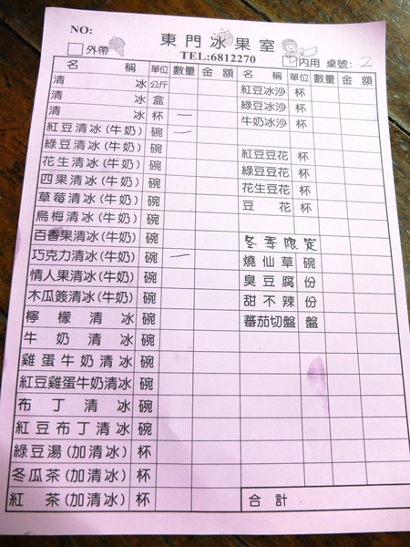 東門冰菓室：【美食特搜。高雄美濃區】東門冰果室。民國53年創立 人滿為患老冰店 香蕉清冰超懷念