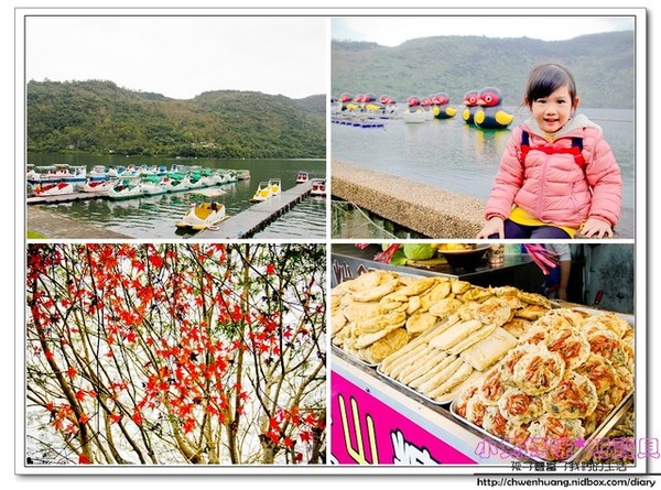 花蓮鯉魚潭：【花蓮景點】☼鯉魚潭風景區☼腳踏船悠閒遊湖/紅面番鴨超可愛♥♥