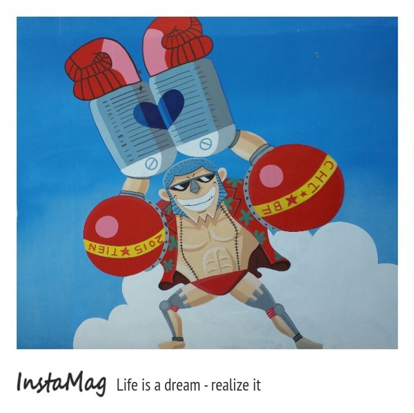 彰化-福寶生態教育園區：【彰化景點】乳牛新樂園彩繪~福寶濕地出海口彩繪牆