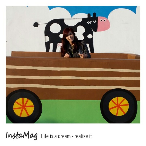 彰化-福寶生態教育園區：【彰化景點】乳牛新樂園彩繪~福寶濕地出海口彩繪牆