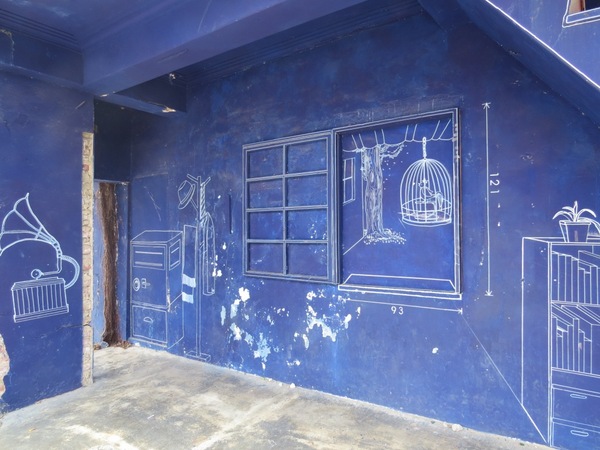 海安路藝術街：遠看近看不同感觀的【台南海安路藝術街】