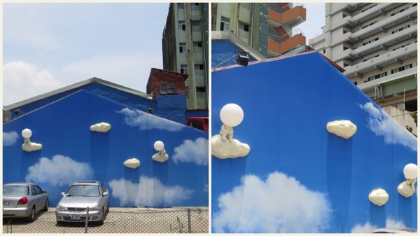 海安路藝術街：遠看近看不同感觀的【台南海安路藝術街】