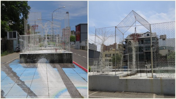 海安路藝術街：遠看近看不同感觀的【台南海安路藝術街】