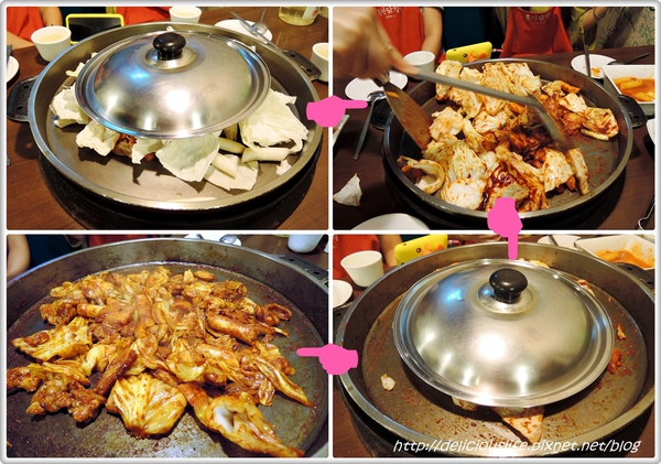 辣炒雞拌炒過程