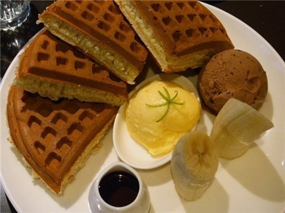 香蕉巧克力鬆餅 - 士林區的咖啡弄)