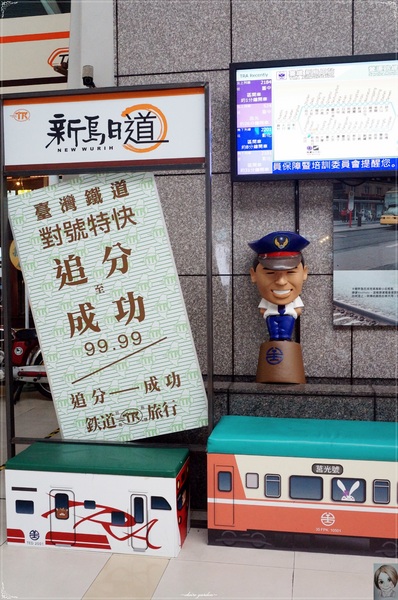 台鐵新烏日文創商圈：[台中追五月天小旅行]台中 新烏日火車站~火車票卡座位&百萬車票機器人