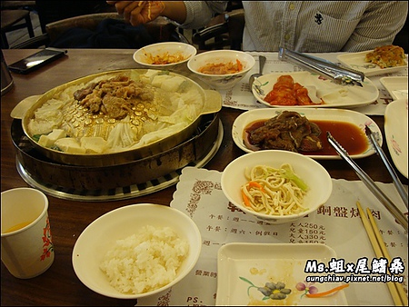 韓江館銅盤烤肉：［台北公館］吃到飽。韓江館銅盤烤肉