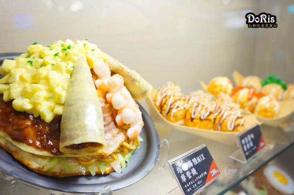 波天久：台北松山 日本大阪的老字號摩登燒-BOTEJYU屋台(微風廣場)