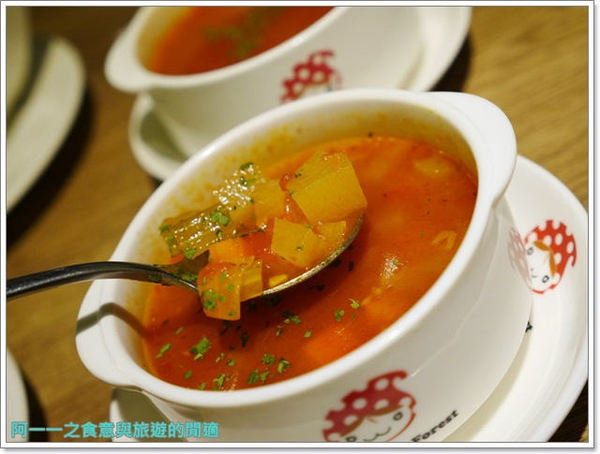 蘑菇森林義大利麵坊:捷運中山站美食 蘑菇森林義大利麵坊 牽絲焗烤雞排(讀者專屬優惠)~大份量可愛義式料理