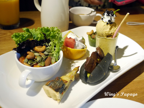 The V:F 舞蔬弄果：豐盛下午茶。【舞蔬弄果】天使野餐籃、杯子蛋糕、創意冰沙體驗