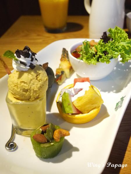 The V:F 舞蔬弄果：豐盛下午茶。【舞蔬弄果】天使野餐籃、杯子蛋糕、創意冰沙體驗