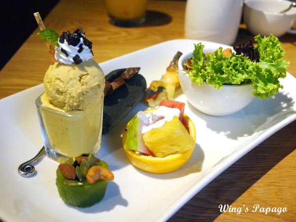 The V:F 舞蔬弄果：豐盛下午茶。【舞蔬弄果】天使野餐籃、杯子蛋糕、創意冰沙體驗