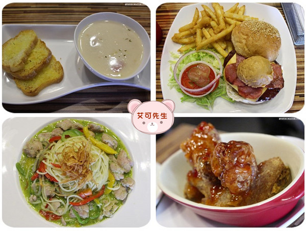 艾可先生漢堡餐廳(勤美店)：艾可先生漢堡餐廳(勤美店)~價格實惠‧學生最❤~103.06.30