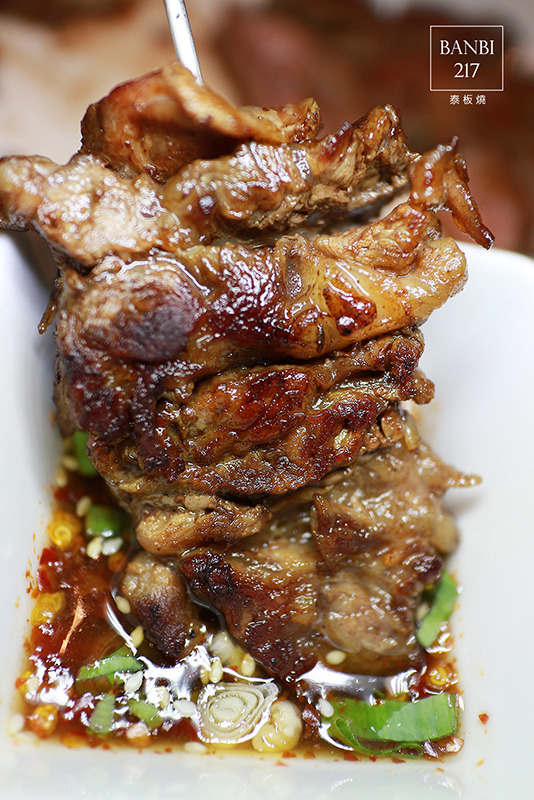 Banbi217 美食旅遊: 泰板燒 泰式料理結合鐵板燒 (捷運信義線大安森林公園站餐廳)