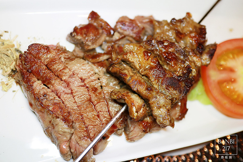 Banbi217 美食旅遊: 泰板燒 泰式料理結合鐵板燒 (捷運信義線大安森林公園站餐廳)