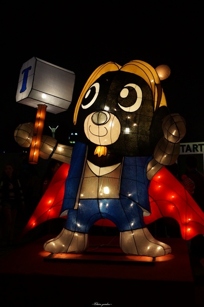 2015臺北燈節：[捷運圓山站]2015台北燈會~浪漫水晶燈橋、天壇、英熊聯盟、海賊羊