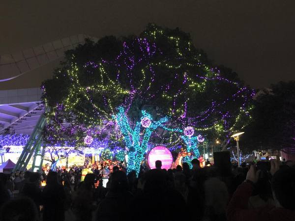 2015臺北燈節：[捷運圓山站]2015台北燈會~浪漫水晶燈橋、天壇、英熊聯盟、海賊羊