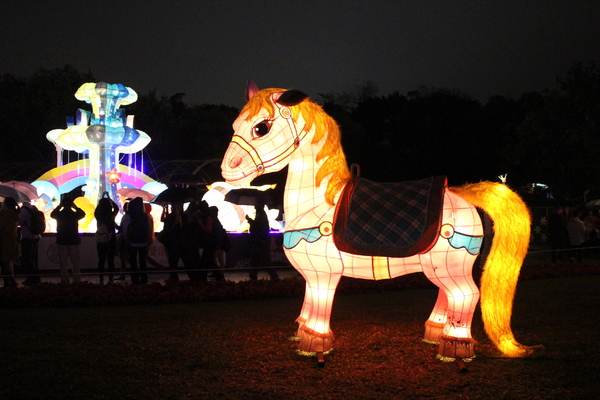 2015臺北燈節:2015臺北燈節/金喜羊/元宵燈會花博公園圓山園區
