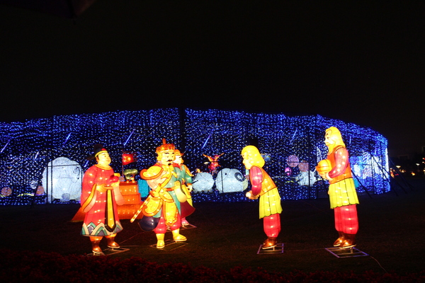 2015臺北燈節:2015臺北燈節/金喜羊/元宵燈會花博公園圓山園區