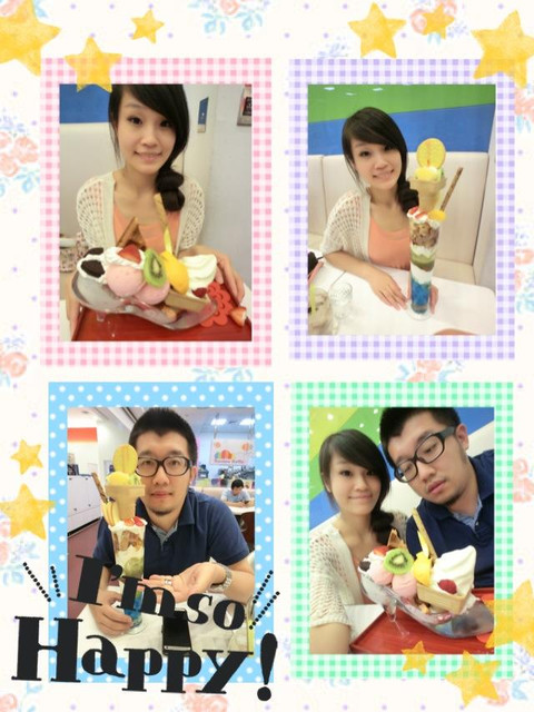 彩虹國度Rainbow Waffle(中和環球店)：【食記】oO。。台北　Rainbow Waffle（二訪）　仙度瑞拉的玻璃鞋掉入人間囉～還有媲美１０１高度的冰品歐！超美超夢幻～o○。